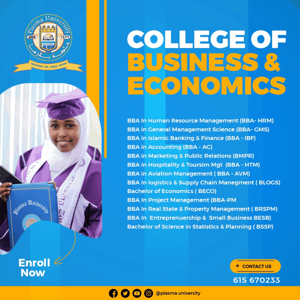 Plasma University college of Business & Economics
