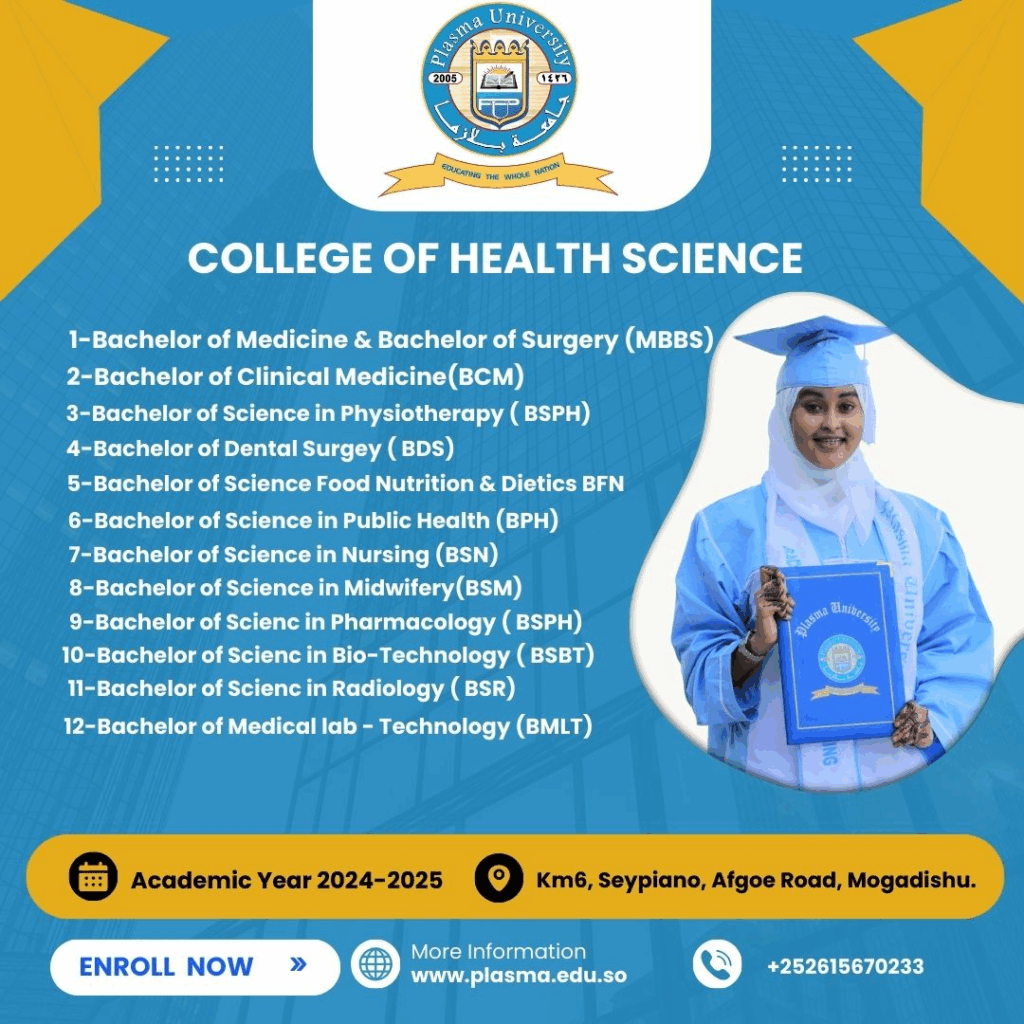 Plasma Univeristy College of Health Science
